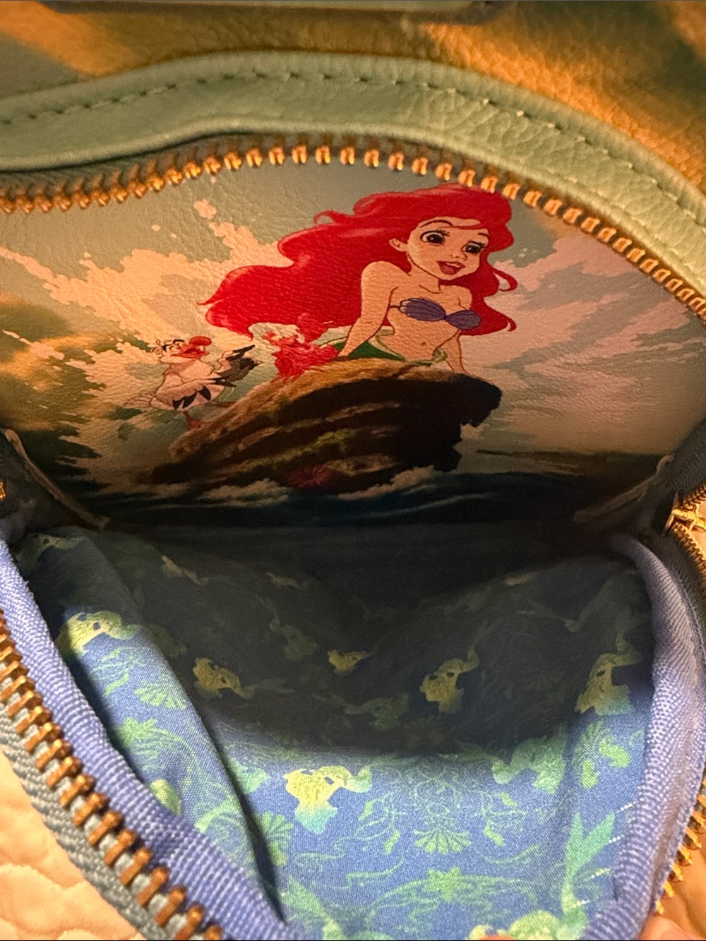 Loungefly Ariel The Little Mermaid Mini Backpack - Picture 9 of 10